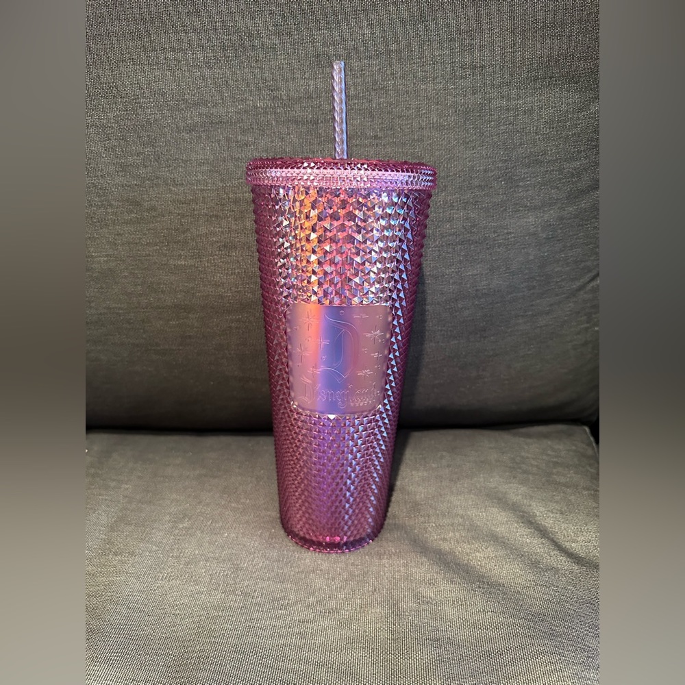 NWT Pink Disneyland Starbucks Cold Drink Cup